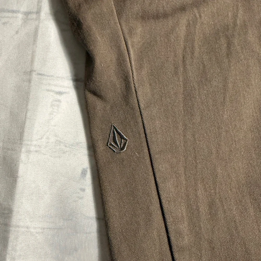 Volcom Jogger Pants Sz XXL Mens Brown Elastic Waist Drawstring Skater Streetwear